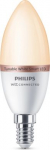 WiZ Smart LED bulb 4.9W(40W), C37, E14, 2700-6500K, 927-965, 470Lm, 1PF/6 929002448721 | 8719514372382
