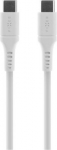Fixed | Liquid Silicone Cable USB-C/USB-C, 2m, 60W | FIXDLS-CC2-WH FIXDLS-CC2-WH | 8591680147304