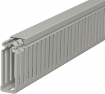 Instalācijas kabeļu kanāls ar vāku un perforētu pamatni, DIN EN 50085-2-3. Speciāli garumi pēc pieprasījuma. 6178320 | 4012196010196