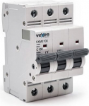 VXM3C100 Modular circuit breaker 6kA 3P C 100A VXM3C100 | 4751033950898