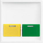 As cover for cancel button. With yellow and green cancel button. As alternative to Ackermann covers 88910 A3, 88882 B3 and 88882 B3N. 2CKA001724A4397 | 4011395227725