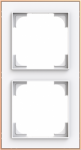 For vertical or horizontal installation.   With decor frame in metal look - rose gold. 2CKA001754A4911 | 4011395342817