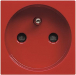 Color: Red.   Rated voltage: 250 Vac.   Rated current: 16A.   Type E: 2P + E.   Shuttered for child safety.   Screw terminals.   Suitable to identify special circuits..   Size: 2 modules. 2CLA228700N7001 | 8427238193106