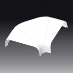 Bending cover 8493, PK 210x70 D, white, accesories for parapet trunking 8493_HB | 8595057668713