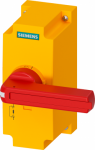 Accessory for 3KF size 3 Direct operating mechanism, red/yellow Can be locked in OFF position with three padlocks Comprehensive accessories for increased flexibility. From bridging bars through auxiliary switches to various drives, fourth poles or co ...