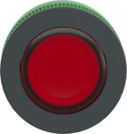 Head for illuminated push button, Harmony XB5, red, 30mm, universal LED, plain lens ZB5FW343 | 3606481339683
