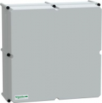 PLS box, polyester rear, opaque PC cover IP66 54x54x18cm NSYPLSC5454G | 3606480777202