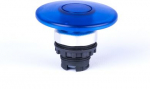 Mushroom button head, 60 mm, momentary, without printing, illumination possibility, blue 105655 | 8592765056566