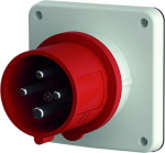 Panel mounted inlet, 32A4p6h400V, IP44 819 | 4015394116776