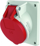 Panel mounted recept., 32A4p6h400V, IP44 1496 | 4015394011583