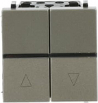 N2244 CV Two way switch for blind control, champagne, 2 modules Zenit 2CLA224400N1901 | 8427238093086