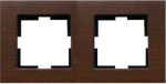 Double frame wooden walnut Novella Artline 92182112 | 8691137031207