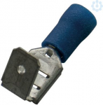 Socket sleeves with branch 1.5-2.5/6.3x0.8, blue, 100 pieces 260412 | 4011923089351