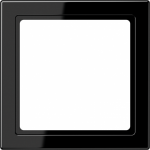 1-gang intermediate frame, 55x55mm, black, LS LS961Z5SW | 4011377039728