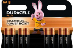 Duracell Plus Boost MN1500 BL8 | AA 1469 | 5000394176140