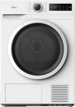 Midea Dryer Machine | MD110H80/W-HR | Energy efficiency class E | Front loading | 8 kg | Heat pump | LED | Depth 60 cm | White MD110H80/W-HR | 6945878353374