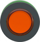 Head for illuminated push button, Harmony XB5, orange, 30mm, universal LED, plain lens ZB5FW353 | 3606481339690