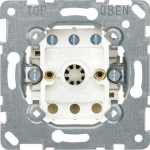 Selector switch, mechanism with mounting frame, 2 positions, IP20, Merten MTN317100 | 3606485093666