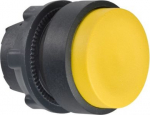 Head for non illuminated push button, Harmony XB5, yellow projecting pushbutton &Oslash;22 mm push unmarke ZB5AH5 | 3389110905953