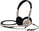 Koss Headphones CS100 Headband/On-Ear, 3.5mm (1/8 inch), Microphone, Black/Gold, 193087 | 021299142851