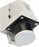 CEE-wall mounted plug 5x16A (3P+N+PE) 7h IP44 black with lid 515-7D | 9003399971211