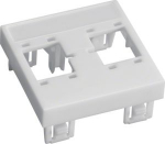 Support 45x45mm 2xRJ45 R&M made of PA GBVDR45 | 4012002248409