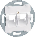 Mounting frame Type D 2-gang, for Central plate UAE B/D 2-gang, hfr, purewhite GMUD29010 | 4012740982061