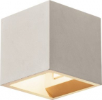 SOLID CUBE Wall luminaire, QT14, grey, max. 25W 1000910 | 4024163192026