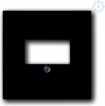 Cover plate for USB, VGA, HDMI sockets, anthracite 1766-81 Carat 2CKA001710A3613 | 4011395056318