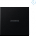 1-gang rocker with lens with indicator light, matt graphite black A590KO5SWM | 4011377189171