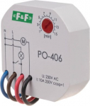 PO-406 230V Laika relejs 1-15 min.10A Z/A PO-406 | 5908312595397