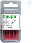 Butt connector insulated 0.5-1mm, red, 10 pieces 363500/10 | 4011923582241