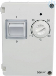 Thermoregulator DEVIreg 610, from -10&deg;C to +50&deg;C, 16A, with floor sensor, IP44, white 140F1080 | 5703466209257