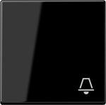 1-gang rocker with symbol "bell", black A590KSW | 4011377027992