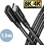 CABLE USB-C EXTENSION 1.5M/BLACK BUCM32-CF15AB AXAGON BUCM32-CF15AB | 8595247907370