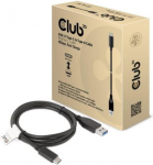 CABLE USB-C TO USB3.1 1M/M/M CAC-1523 CLUB3D CAC-1523 | 8719214470524
