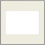 Color: Soft White   Cover plate for speaker connection unit code: 8157.1 2CLA855710A1101 | 8427238148557