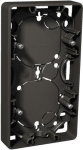 Mounting box, Exxact, surface mount, 2-gangs, low (21mm), IP21, anthracite WDE003352 | 3606480209574