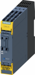 SIRIUS safety relay Basic unit 3SK2 series 10 F-DI, 2 F-DQ, 1 DQ, 24 V DC Can be parameterized via SIRIUS Safety ES 22.5 mm overall width screw terminal up to SILCL 3 (DIN EN 62061) Up to Performance Level E (ISO 13849-1) Output expansions 3SK1 and f ...