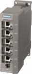 SCALANCE X005, IE Entry Level Switch unmanaged 5x 10/100 Mbit/s RJ45 ports, LED diagnostics, IP30, 24 V DC power supply, PROFINET-compliant securing collars, Extended temperature range -40 &deg;C...+75 &deg;C, Manual available as a download 6GK5005-0BA10-1AA ...
