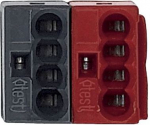 Bus connecting terminal, red/dark grey MTN689701 | 3606485012209