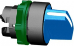 Head for selector switch, Harmony XB5, XB4, blue &Oslash;22 mm 3 position spring return ZB5AD806 | 3389110815924