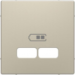 Cover plate for 2xUSB sockets, Sahara, Merten D-life MTN4367-6033 | 3606480996375