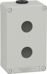 Empty control station XB2 SL, M20, 2 cut-outs, &Oslash;22mm, 80x130x51.5, grey, Harmony XAP XAPD2202 | 3389110001068
