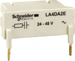 TeSys Deca, suppressor module, RC circuit, 24...48V AC LA4DA2E | 3389110233049
