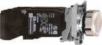 Illuminated push button, Harmony XB4, white flush, 22mm, spring return, 1NO + 1NC, 110...120V XB4BW3135 | 3389110892116
