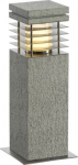 ARROCK GRANITE 40 bollard light, granite, salt & pepper, E27, max. 15W, IP44 231410 | 4024163110136