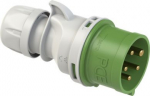 CEE Industrial plug 5x32A (3P+N+PE) 10h IP44 SHARK green/grey 025-10 | 9003399163494