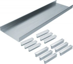 on-floor trunking base two-sided, width=200 height=40mm, dry care AKU2000402 | 4012002239407