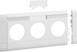 Frontplate 3-gang socket outlet for BR 100 with LF stackable halogen pure white GB10031K9010 | 4012740855099